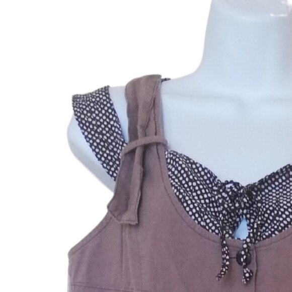 HOST PICK !!!  Light Brown Dress Fits Large - Picture 2 of 2